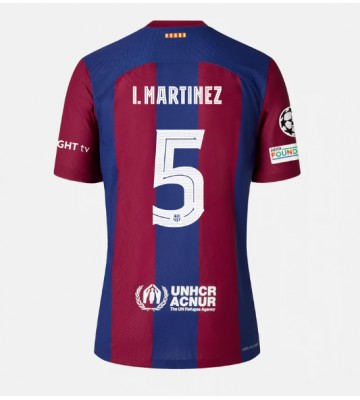 Maillot de foot Barcelona Inigo Martinez #5 Domicile 2023-24 Manches Courte